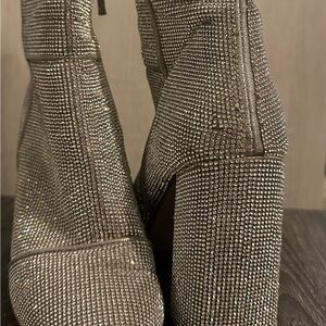 Sparkly Silver Women's Boots